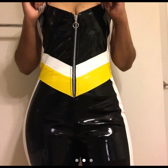 COPY - Pretty little thing latex jumpsuit - Picture 2 of 3